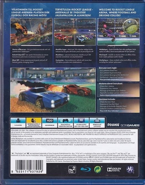 Rocket League - Collectors Edition - PS4 (B-Grade) (Genbrug)